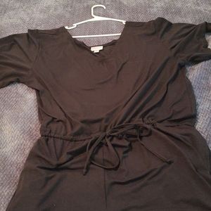 LulaRoe Xoe Jumpsuit- Solid Black 3XL